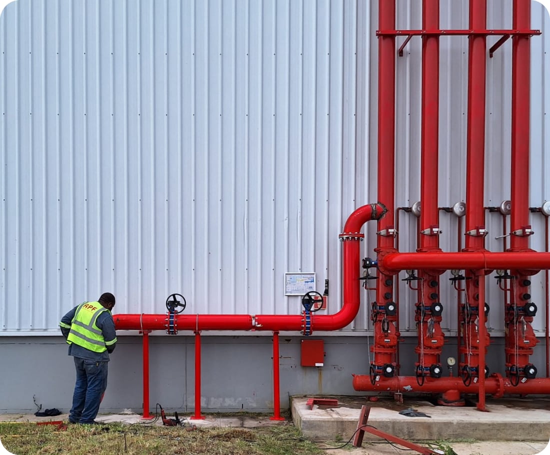 Fire pipelines and valves
