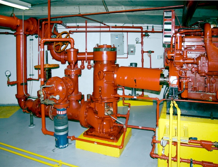 Fire pump system installation